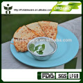 natural living bamboo plate